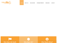 Tablet Screenshot of newlifesouthafrica.com